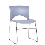Kovové designové židle SOLE s možností stohování
