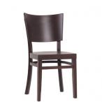 Dřevěné židle LINETTA S dřevěný sedák