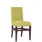 Čalouněné židle ALBA DSK s ozdobným prošíváním na opěrce