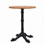 Kovové venkovní stoly LEON 4 TEAK D60-25