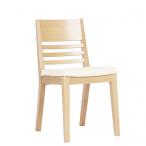 Dřevěná židle čalouněná LAURIN P