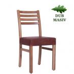 Dřevěné čalouněné židle ARMANDO VPE dub masiv