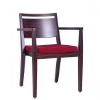 Židle čalouněná s područkou LUCAS P AL ST