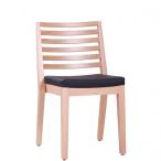 Dřevěná židle čalouněná LUISA P ST