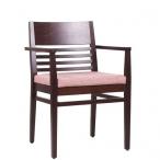 Dřevěná židle čalouněná LAURIN AL