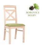 Borovicové židle  ROBBIE 2P čalouněný sedák