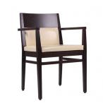 Dřevěná židle čalouněná LAURETTA AL