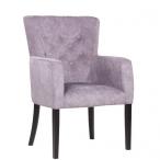 Kavárenská čalouněná křesla BETTY HXL K s dekorativním štepováním