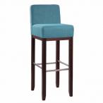 Dřevěná barová židle ALBERTO RL IX