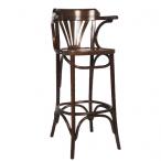 Dřevěná barová židle CLASSICO B90