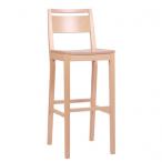 Dřevěná barová židle LUCAS