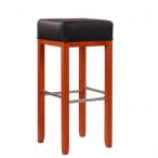 Dřevěná barová židle ALBERTO XL IX