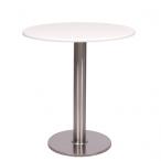 Kovové bistro stoly ARICA IX MDF D70-18