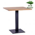 Kovové bistro stoly PADUA 40 HR77DB dub