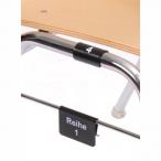 Číslování řady židlí