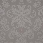 Látka s florálním ornamentem BD34 světle šedá