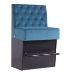 Barové čalouněné lavice MADERA BAR CK Chesterfield Look v různých délkách