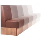 Čalouněné lavice OLBIA MQD v metráži do restaurace