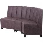 Čalouněné lavice OLBIA QR IE vnitřní roh modul 60° 