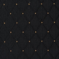 černá se zlatým puntíkem