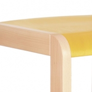 pastelová žlutá sedák