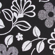 Potahová látka květovaná GLORIA 3 bílá