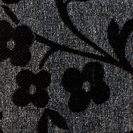 Látka s dekorem AKR 88 šedá-černá