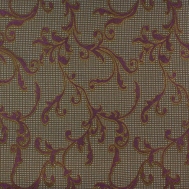 Látka s dekorem PARIS 4001 fialová