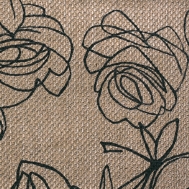 Látky s květy růží RIM04 křemičitá