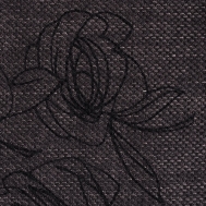 Látky s květy růží RIM32 tmavá perleť