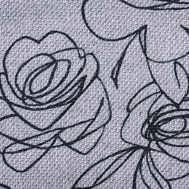 Látky s květy růží RIM01 bílá