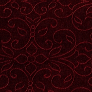 Potahová látka s výhonky VAL 50 červená