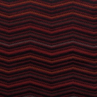 Látka s cik cak vzorem LINN 09 vínová šedá