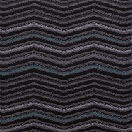 Látka s cik cak vzorem LINN 15 šedá-tyrkysová