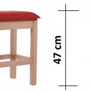 výška sedáku 47 cm