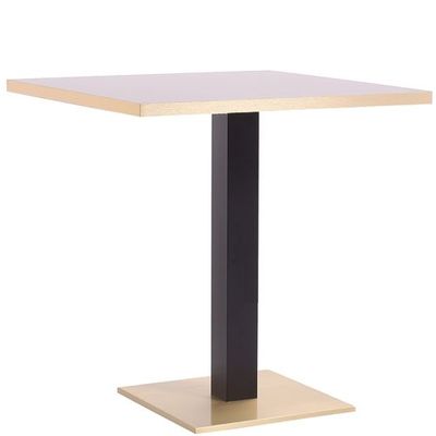 Čalouněné kavárenské židle a nohy s centrální kovovu nohou 