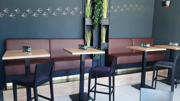 Čalouněné lavice OLBIA do restaurace