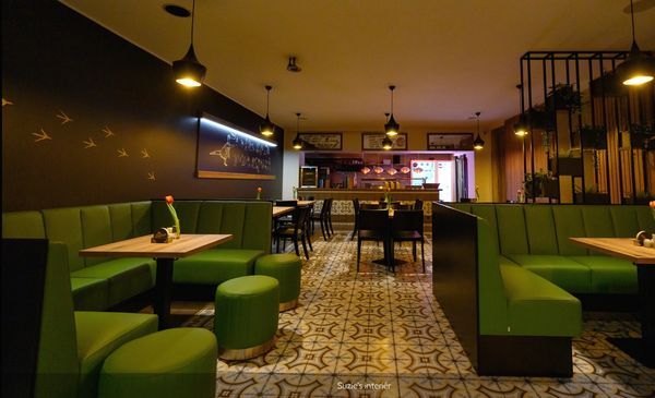 Čalouněné lavice OLBIA do restaurace