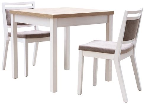 Sestava STŮL KIAN LBC a židle LEANDRO Sestava KIAN LBC a židle LEANDRO