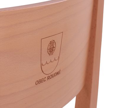 Logo obce na židle a stoly pro kulturní domy 