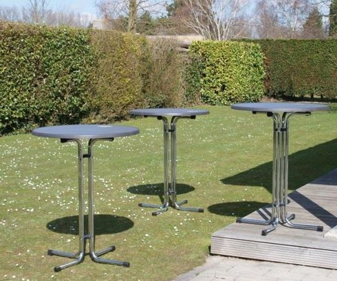 Barové kovové sklapovací stoly