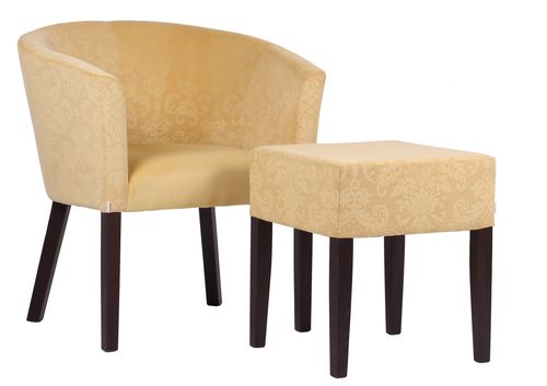 Čalouněná taburetka