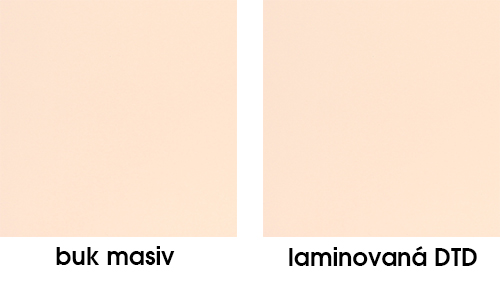 Masivní buk v kombinaco s laminovanou DT deskou