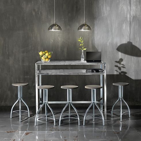 Barové židle SPIN v industriálním vzhledu Industrial Look Barové židle v industriálním sytu