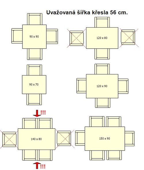 Dřevěné stoly pro vozíčkáře