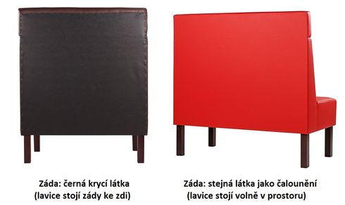 Čalouněné lavice CORTINA