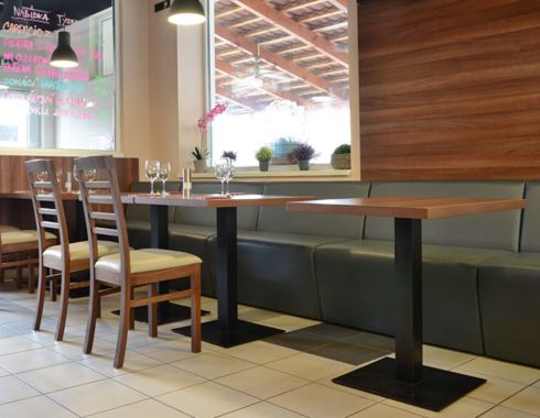 Čalouněné lavice LUKA 100 M do restaurace Lavice LIKA M 100