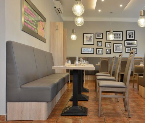 Čalouněné lavice do restaurace MADERA