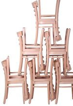 Snadné a chytré uskladnění Stohovatelné židle se snadným uskladnění,