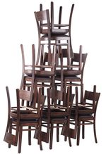 Snadné a chytré uskladnění Stohovatelné židle se snadným uskladnění,